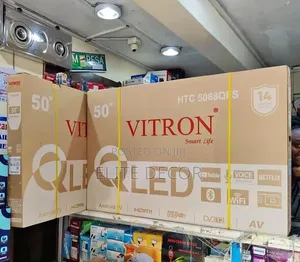 Vitron 50" Smart Android Frameless Tv – Wi-Fi, Netflix, Youtube