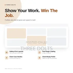 Portfolio Website Design for Creatives, Studios Agencies