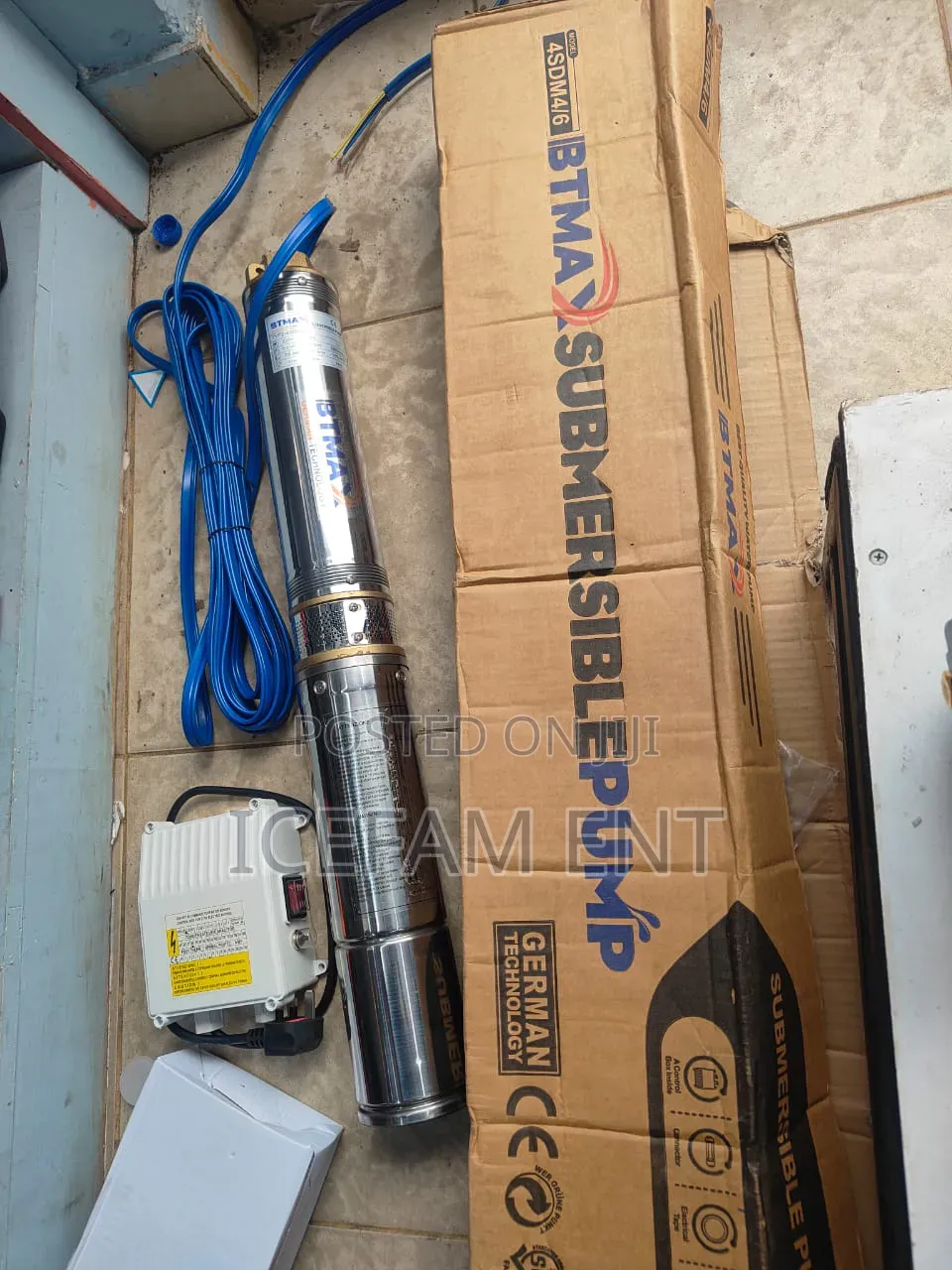 Btmax German Technology Submersible Pump/0.5hp Pump