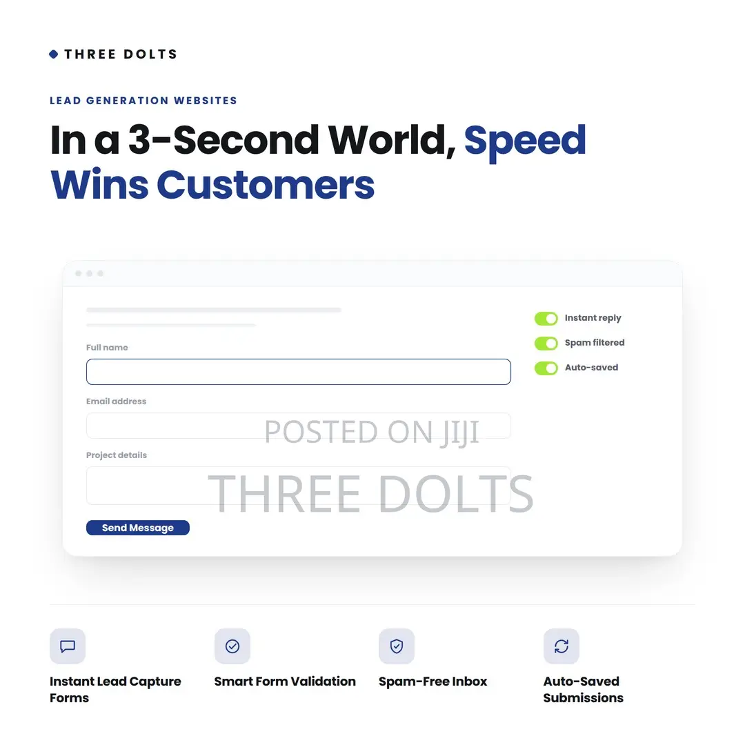 Fast-Loading Lead Generation Website Design | High-Converting Forms