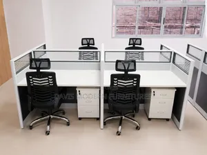 4-Seater Modular Workstation