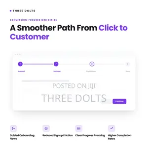 Website Onboarding Signup Flow Design | Reduce Drop-Off