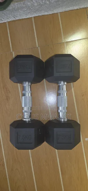 7.5kg Hexagon Dumbell Pair