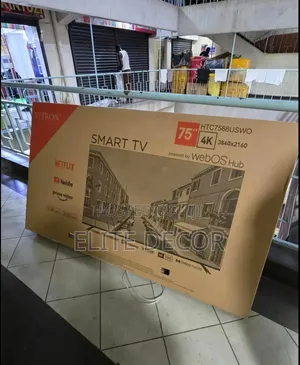 Vitron 75 Inch Uhd Smart Webos Tv – Frameless, Voice Control, Wi-Fi