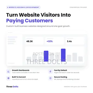 Website Growth Dashboard Design