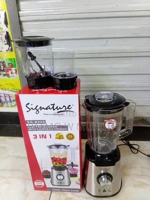 3in 1 Signature Electric Blender With Chopper and Grinder