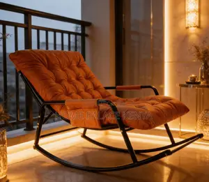 Rocking Chair: Serenity Upholstered Double Rocker