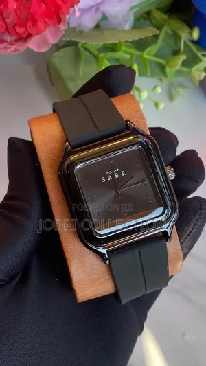 Sabr Arabic Rubber Strap Watch
