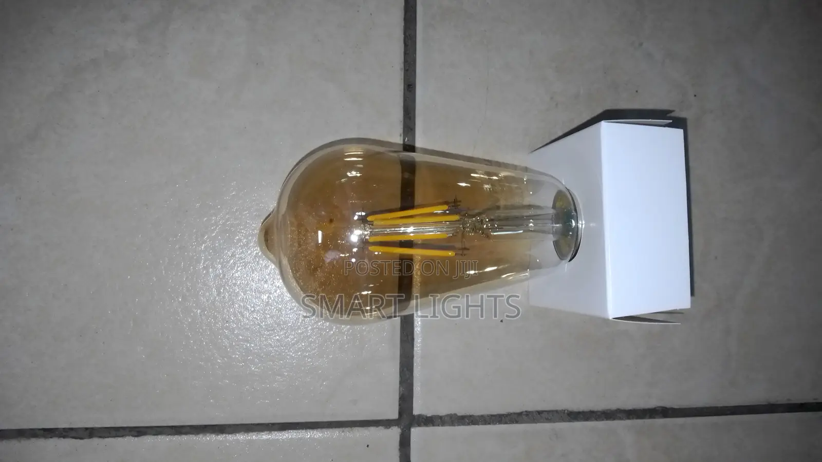 4w Vintage Edison Led Filament Bulb E27-Warm White (Amber Glass)
