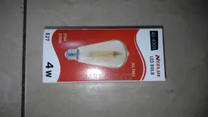 4w Vintage Edison Led Filament Bulb E27-Warm White (Amber Glass)