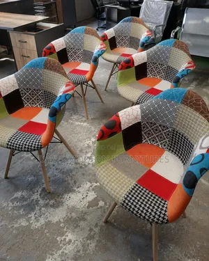 Patchwork Eame-Stlye Armchair