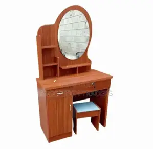 Wooden Vanity Dressing Table With Storage Drawers