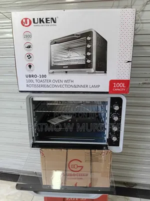 Uken 100 Litres Toaster Oven With Rotisserie $Convection $ Inner Lamp