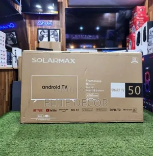 Solarmax 50" Inch Uhd Smart Android Tv | Frameless | Bluetooth | Wifi