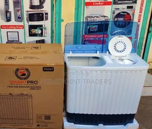 Smartpro 10kg Twin Tub Washing Machine – Large Capacity for Family Use