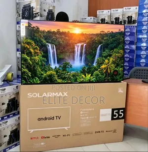 Solarmax 55 Inch Smart Android Tv Uhd | Netflix | Youtube Bluetooth