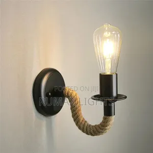 Vintage Industrial Hemp Rope Wall