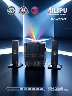 Ailipu 2.1ch Mtungi Multimedia Speaker System With Woofer – Bluetooth