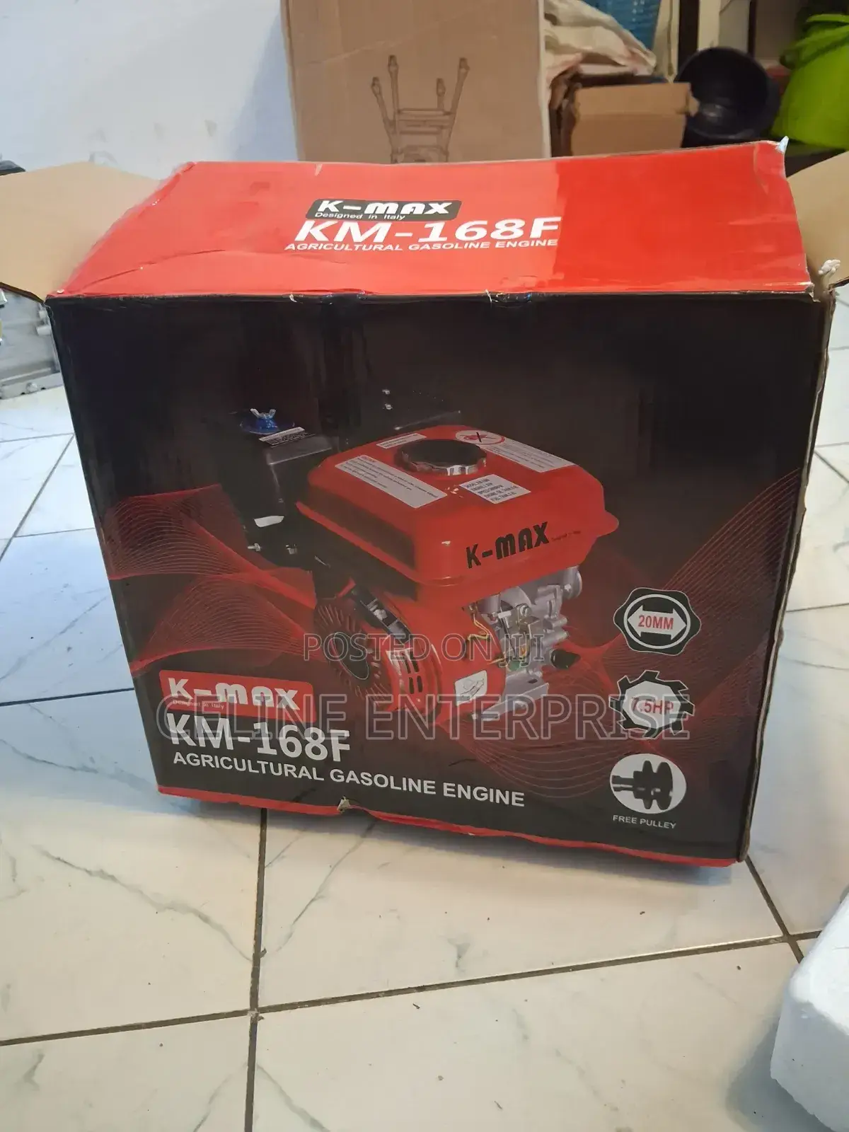 Km-168f Agricultural Gasoline Engine