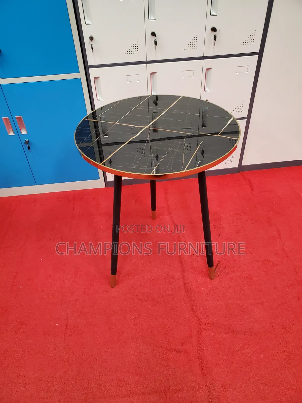 Marble-Effect Top Table