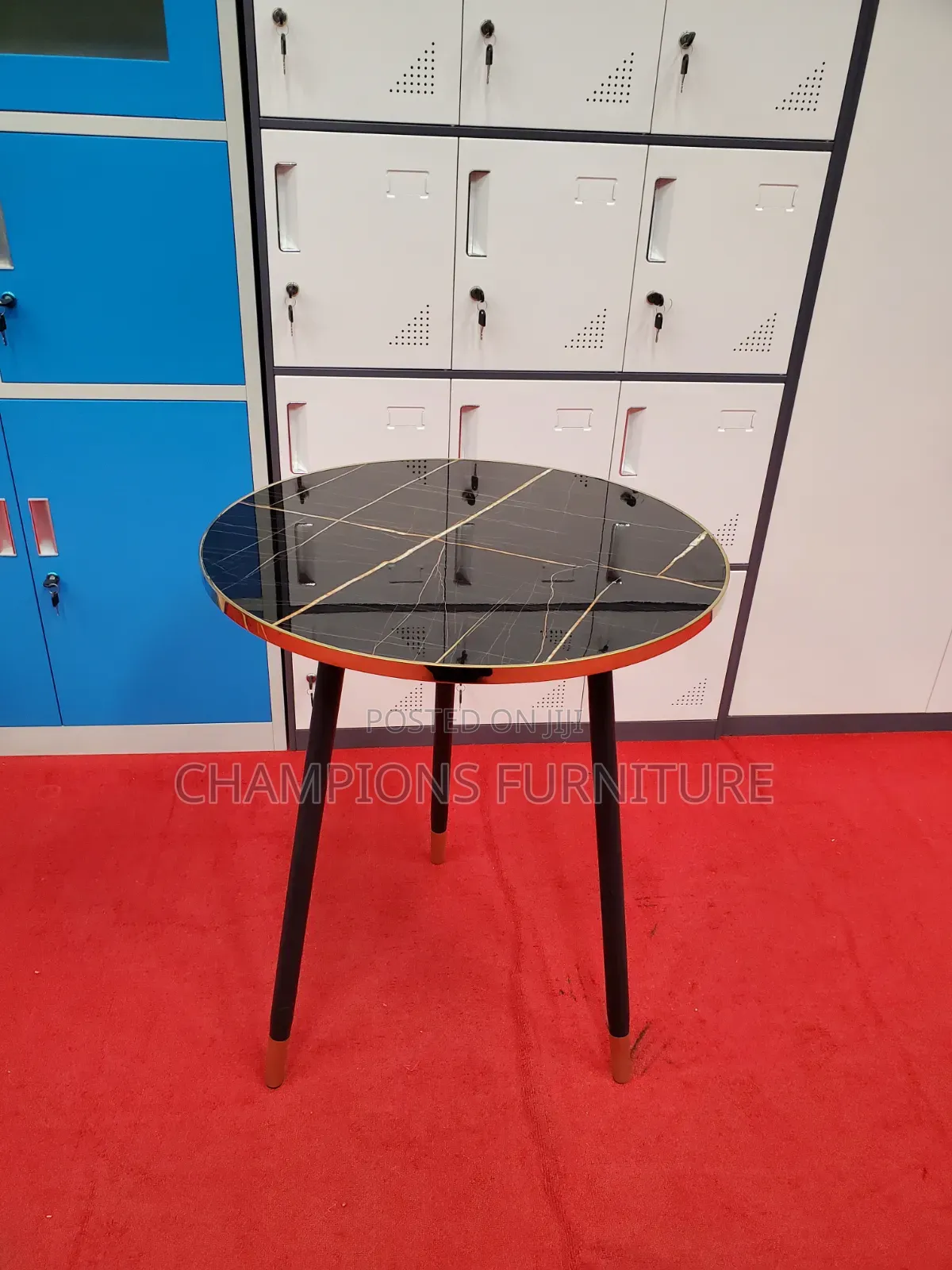 Marble-Effect Top Table