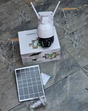 V380 CCTV Solar Camera 4g Sim Card With Two-Way Audio, Pan-Tilt