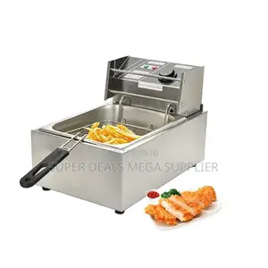 Commercial 4l/6l Electric Single Tank Stainless Steel Deep Fryer