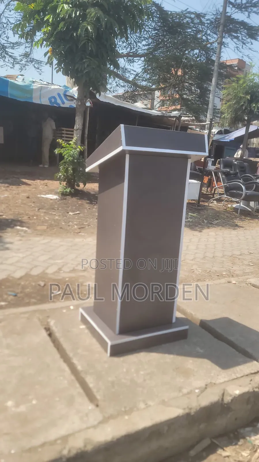Pulpit Gray White