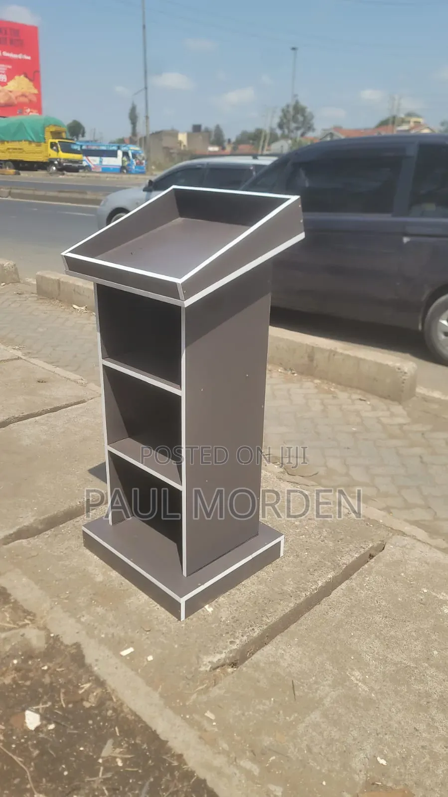 Pulpit Gray White