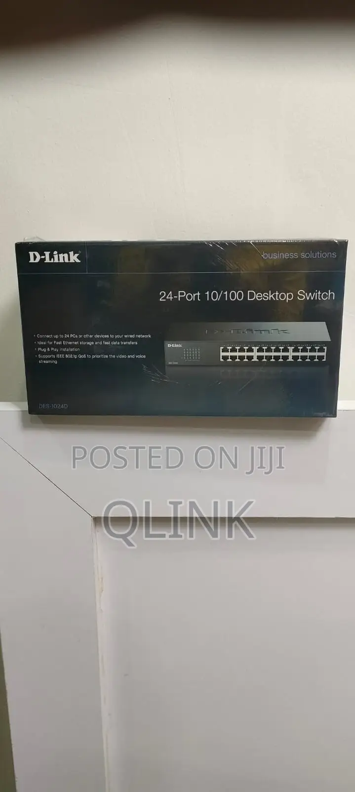 D-Link 24 Port 10/100mbps Unmanaged Switch Des-1024d
