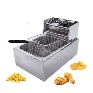 Professional 4l/6l/10l Electric Single Tank Stainless Steel Deep Fryer