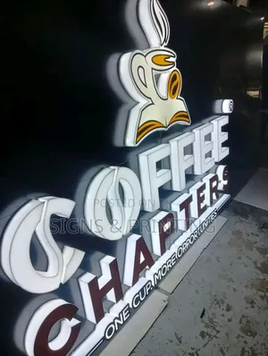 3d Sign (Cafe, Restaurant, Hotel, Eatery)
