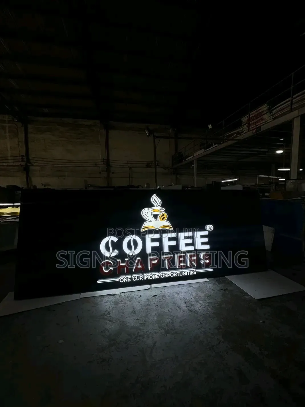 3d Sign (Cafe, Restaurant, Hotel, Eatery)