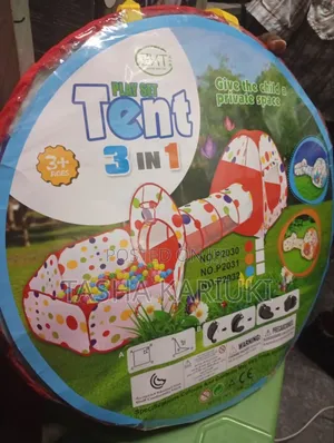 Play Set Tent 3 in 1 for Kids _ Pink and Blue Colour