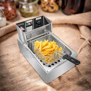Robust 4l/6l/10l Electric Single Tank Stainless Steel Deep Fryer
