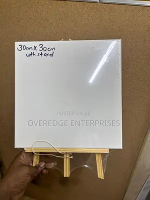 30x30cm Canvas Board With Easel Stand