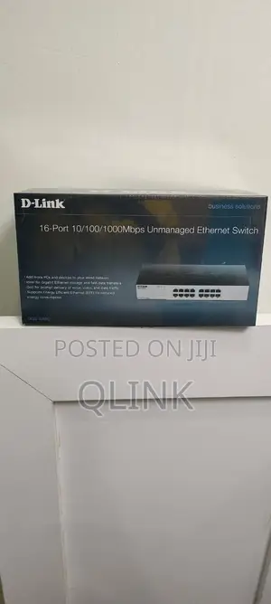 D-Link DGS-1016c/B 16-Portbase-T Unmanaged Switch