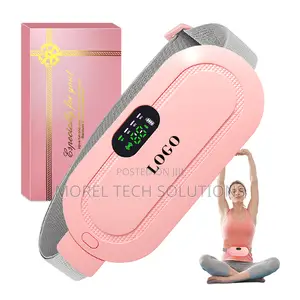 Cordless Menstrual Heating Pad Smart Vibration Cramp Relief Massage