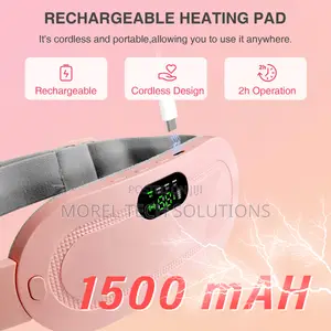 Cordless Menstrual Heating Pad Smart Vibration Cramp Relief Massage