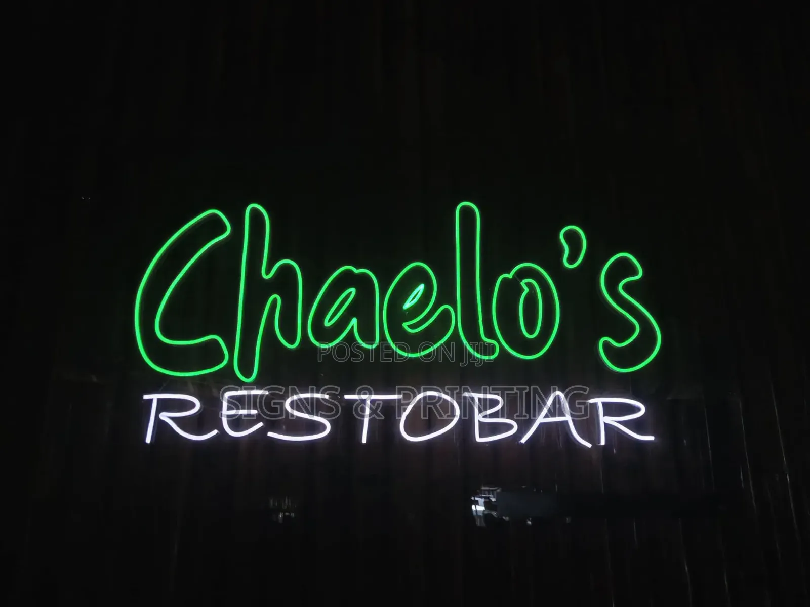 Neon Indoor Sign