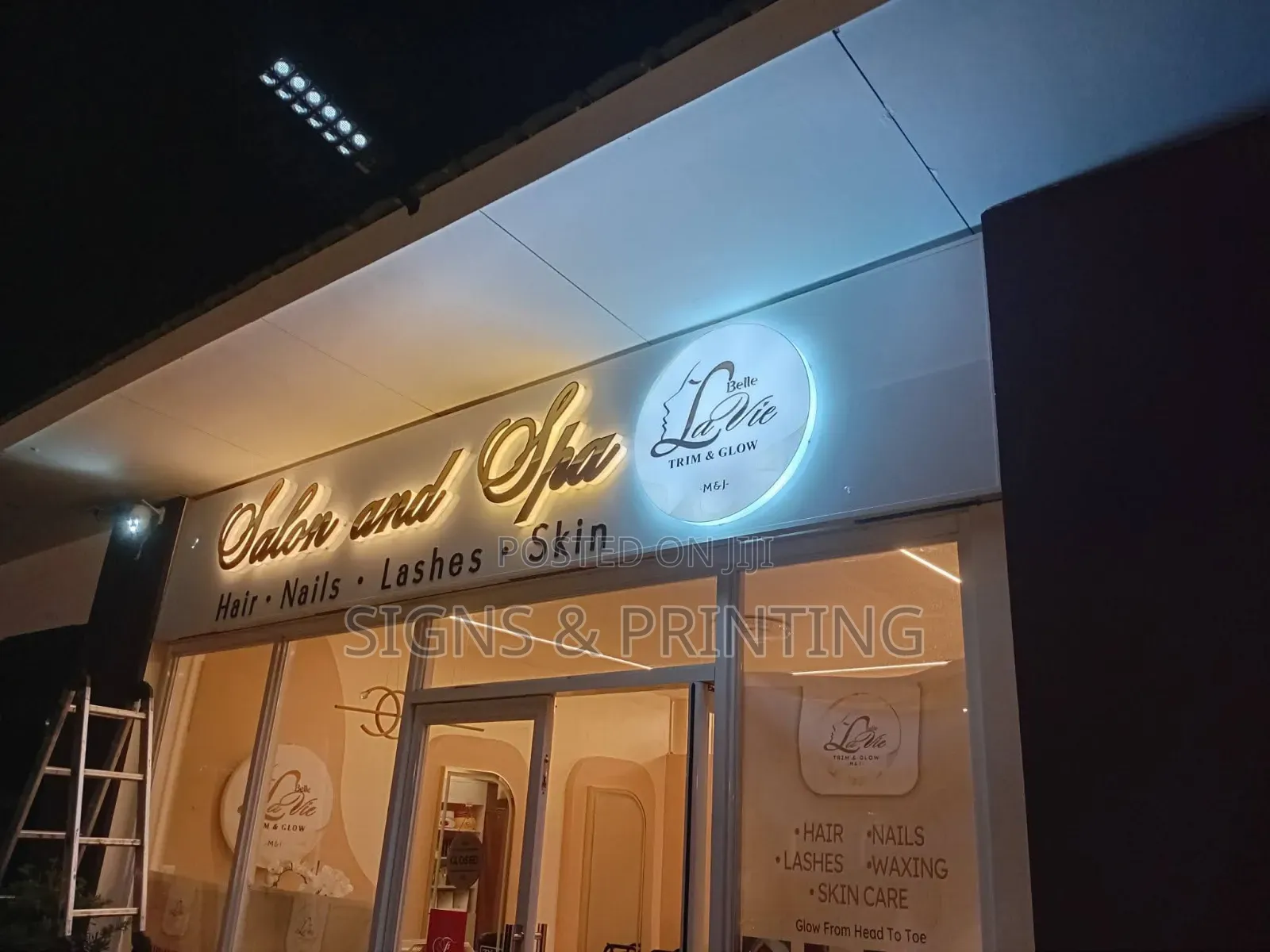 Sign (Spa, Salon, Lounge, Barber)