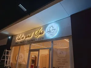 Sign (Spa, Salon, Lounge, Barber)