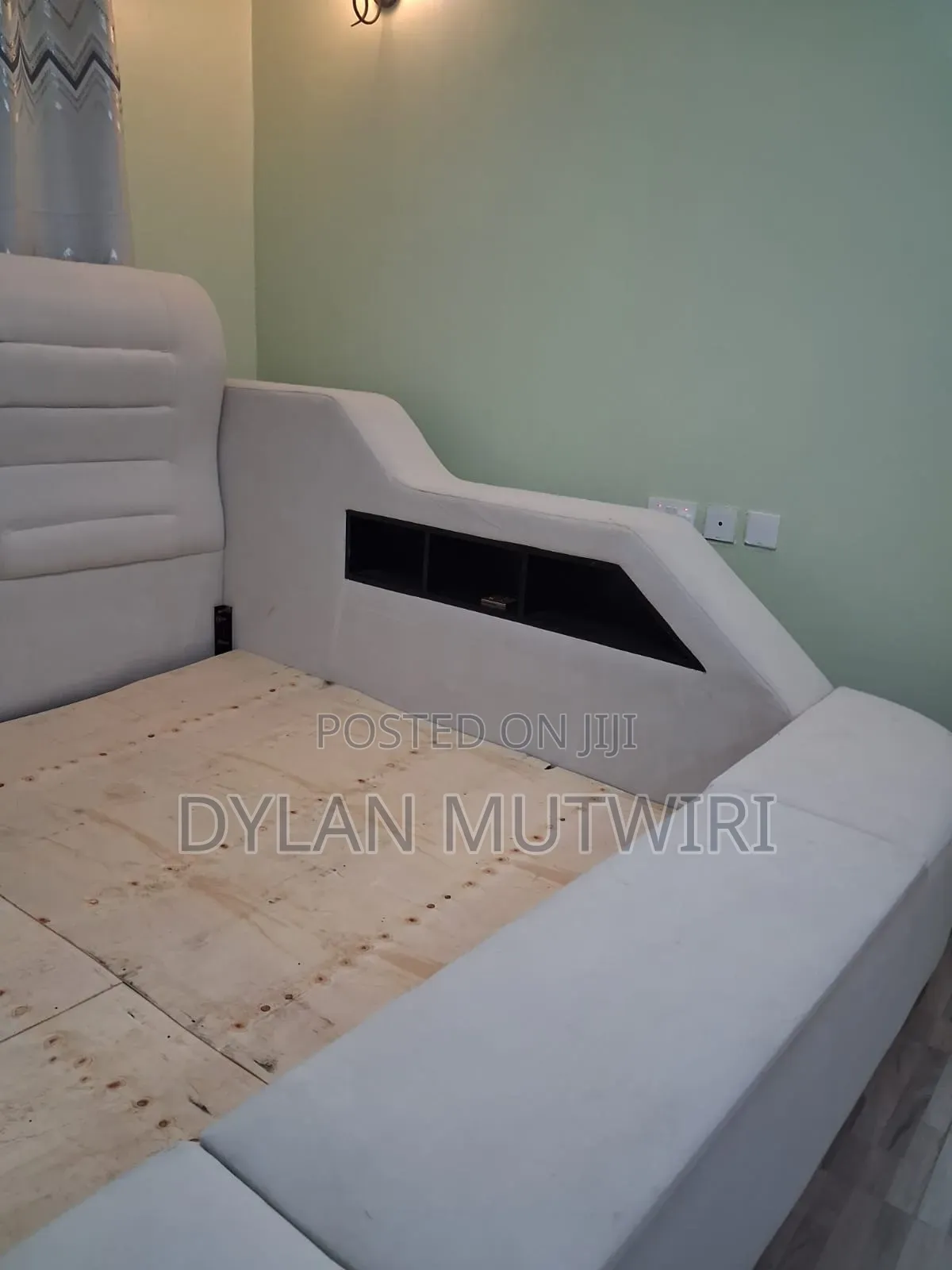 Multifunctional King Size Bed Frame, Modern Luxury Smart Bed