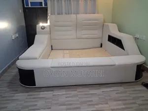 Multifunctional King Size Bed Frame, Modern Luxury Smart Bed
