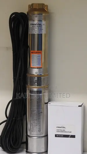 Freevel 0.5hp Submersible Water Pump – 49m Head. Borehole Pump