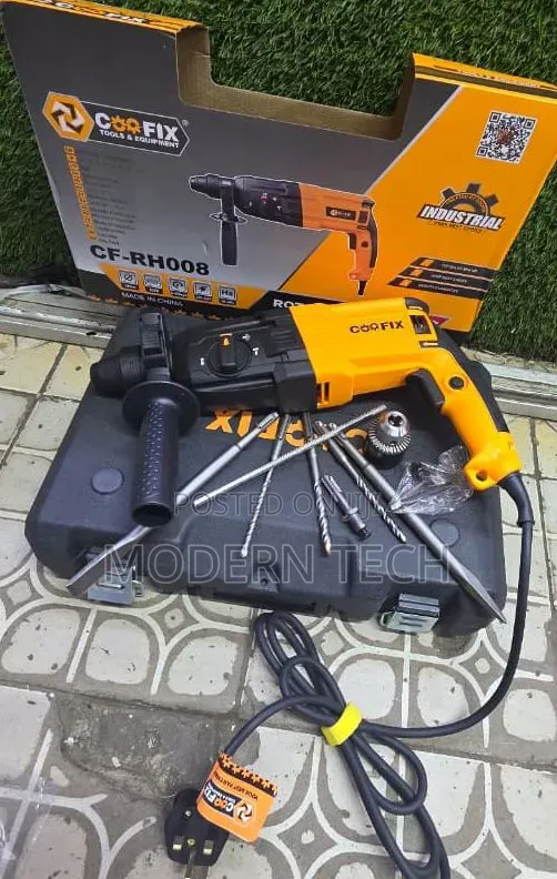 Coofix Rotary Hammer 850watts Comes With an Extra Chunk