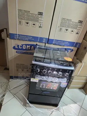 50*55 Ecomax 3+1 Standing Cooker With Free Gas Pipe, Spatula, Pan