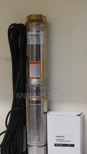 Freevel 0.5hp Submersible Water Pump. Borehole Pump 49m Head 4sdm307