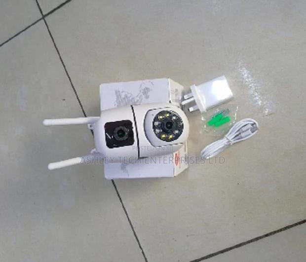 Wall Mounted V380 Dual Lens Wifi Bulb Camera – Smart Security Camera - main view