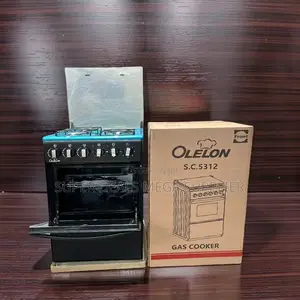 Stylish Free Standing 4 Gas Cooker Burner With Electric Oven
